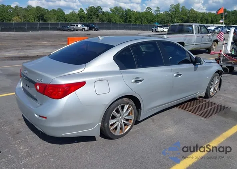 2014 Infiniti Q50 Premium from USA, damaged, VIN JN1BV7AP8EM691795